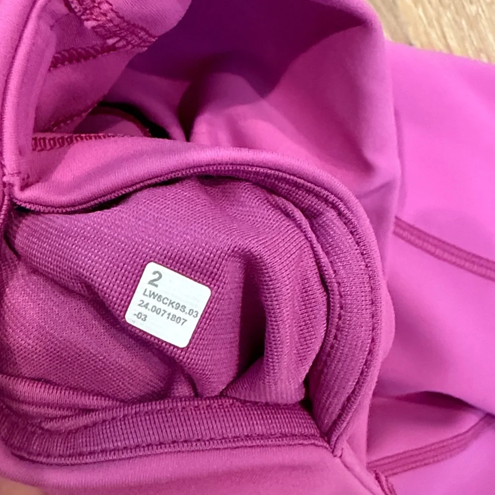 Lululemon Pink Wunder Train High-Rise with Pockets size 2 23